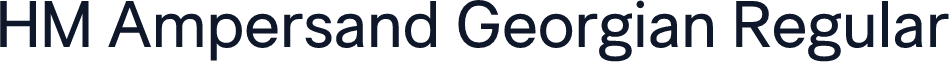 HM Ampersand Georgian Regular