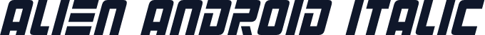 Alien Android Italic