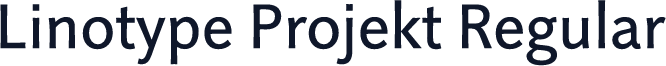 Linotype Projekt Regular