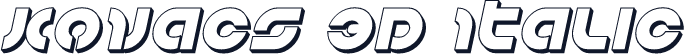 Kovacs 3D Italic