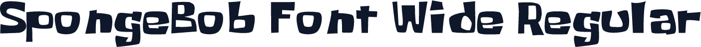 SpongeBob Font Wide Regular