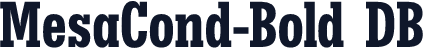 MesaCond-Bold DB