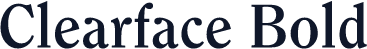 Clearface Bold