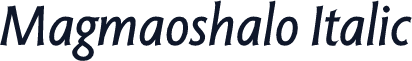 Magmaoshalo Italic