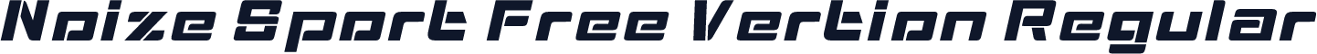 Noize Sport Free Vertion Regular