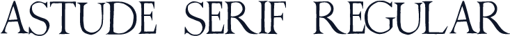 Astude Serif Regular