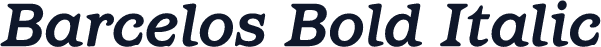 Barcelos Bold Italic