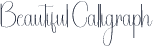 Beautiful Calligraph