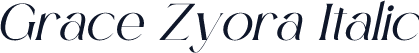 Grace Zyora Italic
