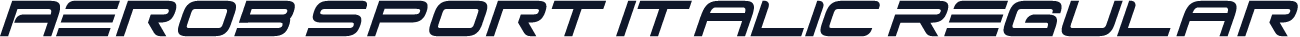 Aerob Sport Italic Regular
