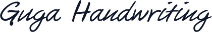 Guga Handwriting