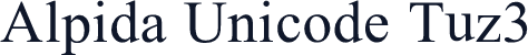 Alpida Unicode Tuz3