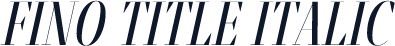 Fino Title Italic
