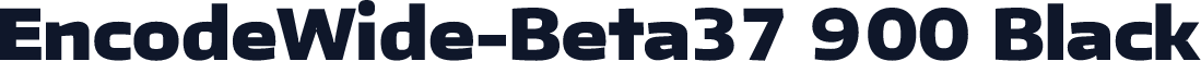 EncodeWide-Beta37 900 Black
