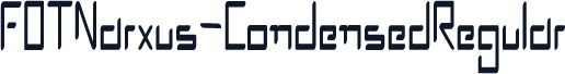 FOTNarxus-CondensedRegular