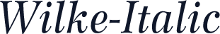 Wilke-Italic