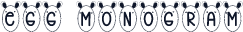Egg Monogram