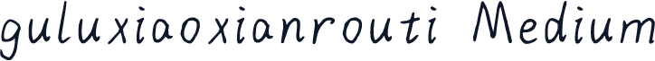 guluxiaoxianrouti Medium