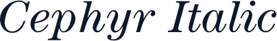 Cephyr Italic