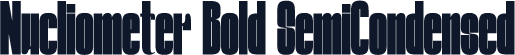 Nucliometer Bold SemiCondensed