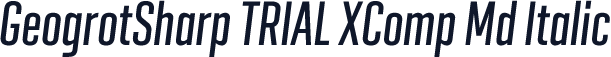 GeogrotSharp TRIAL XComp Md Italic