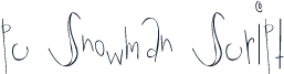 pc Snowman Script