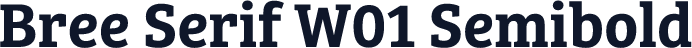 Bree Serif W01 Semibold