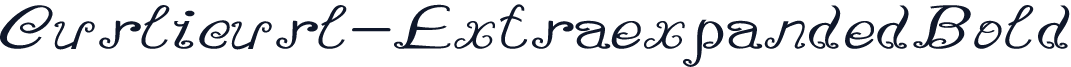 Curlicurl-ExtraexpandedBold