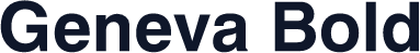 Geneva Bold