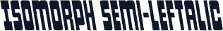 Isomorph Semi-Leftalic