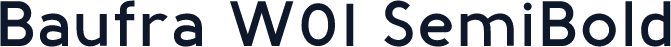 Baufra W01 SemiBold