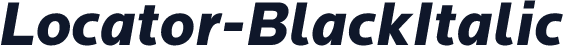 Locator-BlackItalic