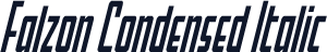 Falzon Condensed Italic