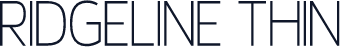 Ridgeline Thin