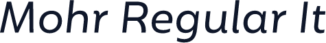 Mohr Regular It