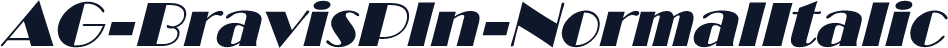 AG-BravisPln-NormalItalic