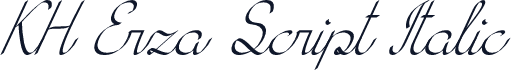 KH Erza Script Italic