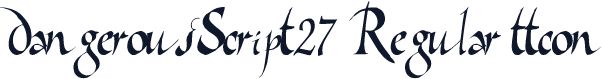 DangerousScript27 Regular ttcon