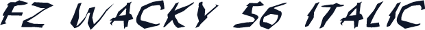 FZ WACKY 56 ITALIC