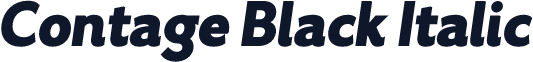 Contage Black Italic