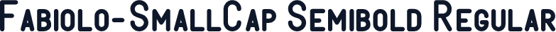 Fabiolo-SmallCap Semibold Regular