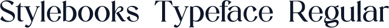 Stylebooks Typeface Regular