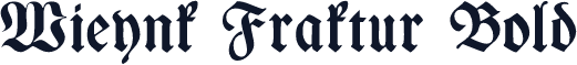 Wieynk Fraktur Bold