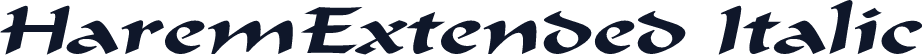HaremExtended Italic