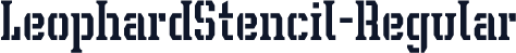 LeophardStencil-Regular