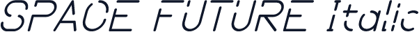 SPACE FUTURE Italic