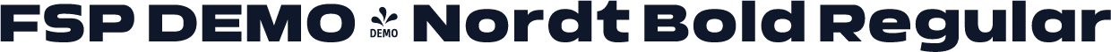 FSP DEMO - Nordt Bold Regular