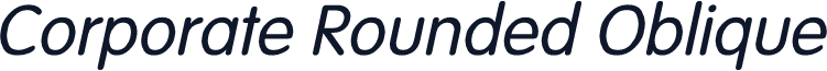 Corporate Rounded Oblique