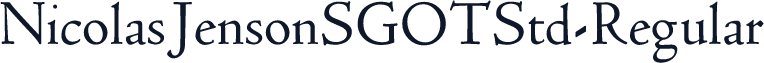 ☞NicolasJensonSGOTStd-Regular