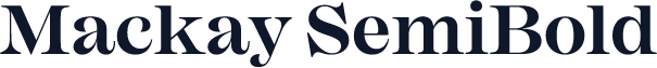 Mackay SemiBold